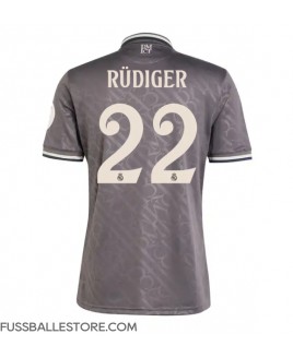 Günstige Real Madrid Antonio Rudiger #22 3rd trikot 2024-25 Kurzarm